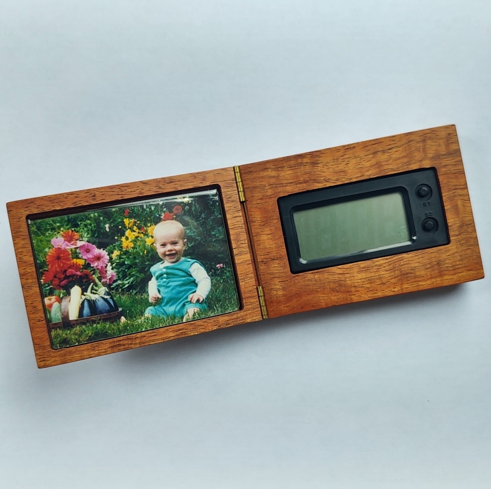 Gift item ☃️ Koa Wood Travel/Desk Alarm Clock